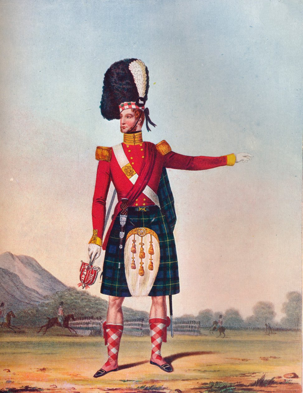 Offiser for 92nd Highland Regiment of Foot, c1833. 1914 av Unbekannt