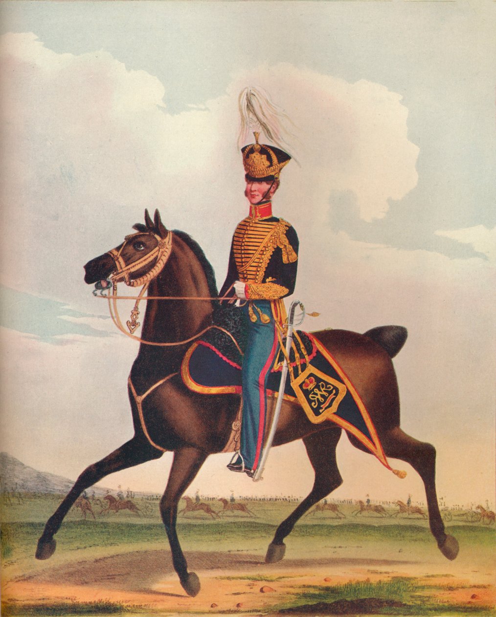 Offiser for Royal Artillery Horse Brigade, c1833. 1914 av Unbekannt