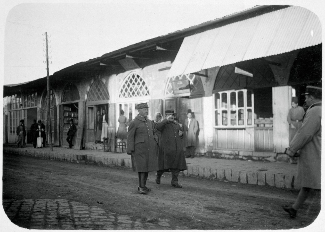 Offiserer fra den franske fremmedlegionen, Syria, 1900-tallet av Unbekannt