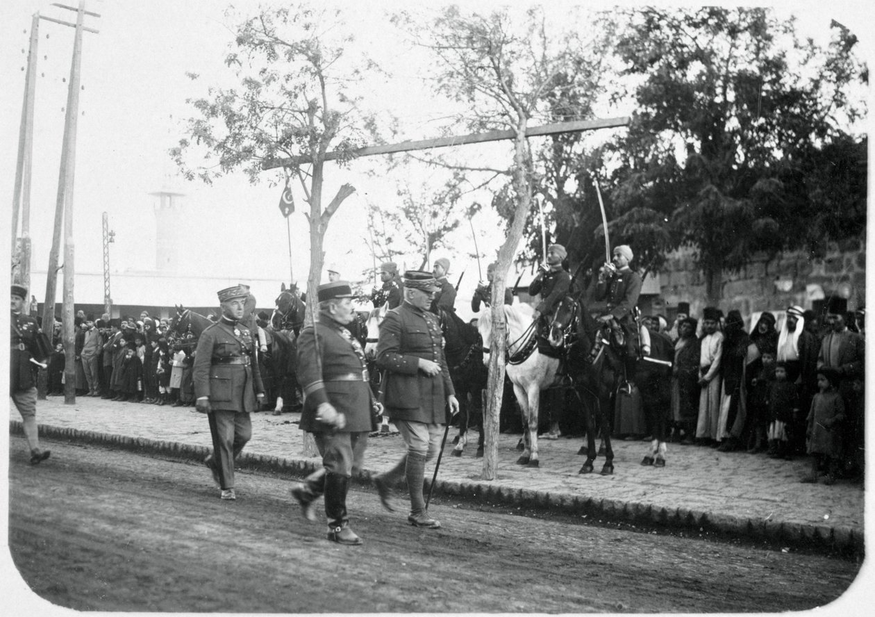 Offiserer fra den franske fremmedlegionen, Syria, 1900-tallet av Unbekannt