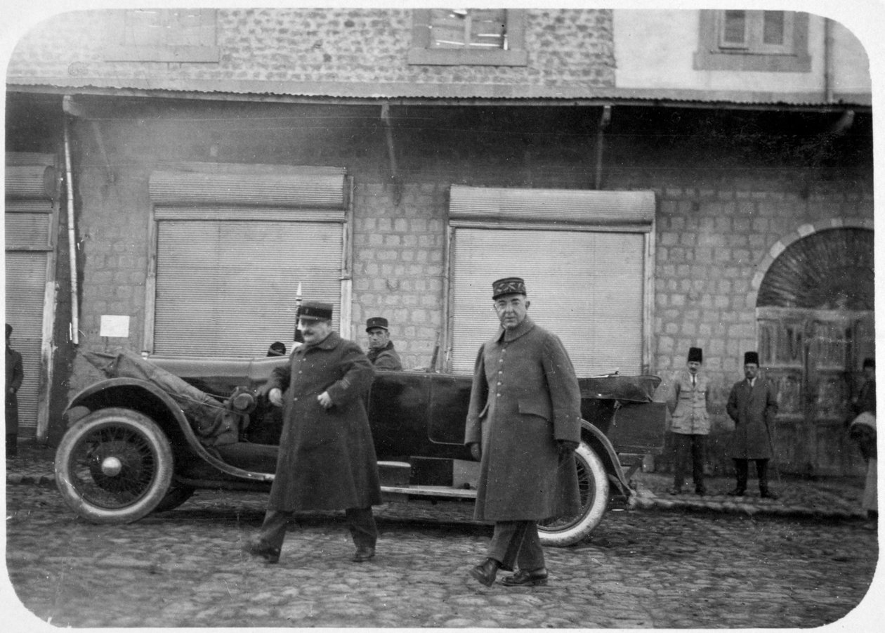 Offiserer fra den franske fremmedlegionen, Syria, 1900-tallet av Unbekannt