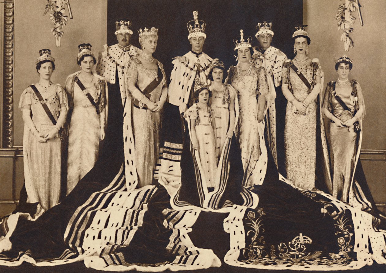 Offisiell kroningsgruppe, 1937 av Unbekannt