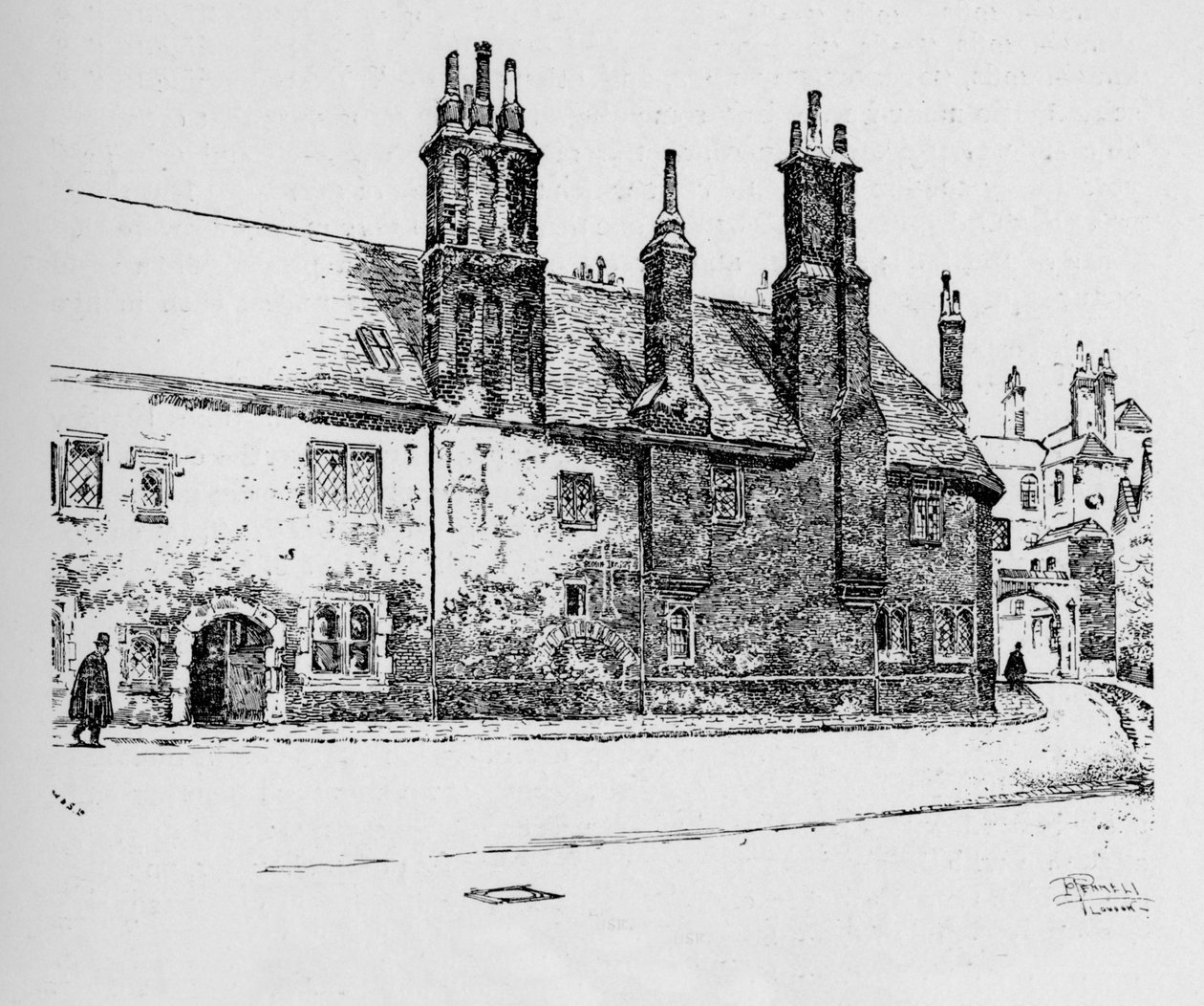 Old Charterhouse, 1890 av Unbekannt