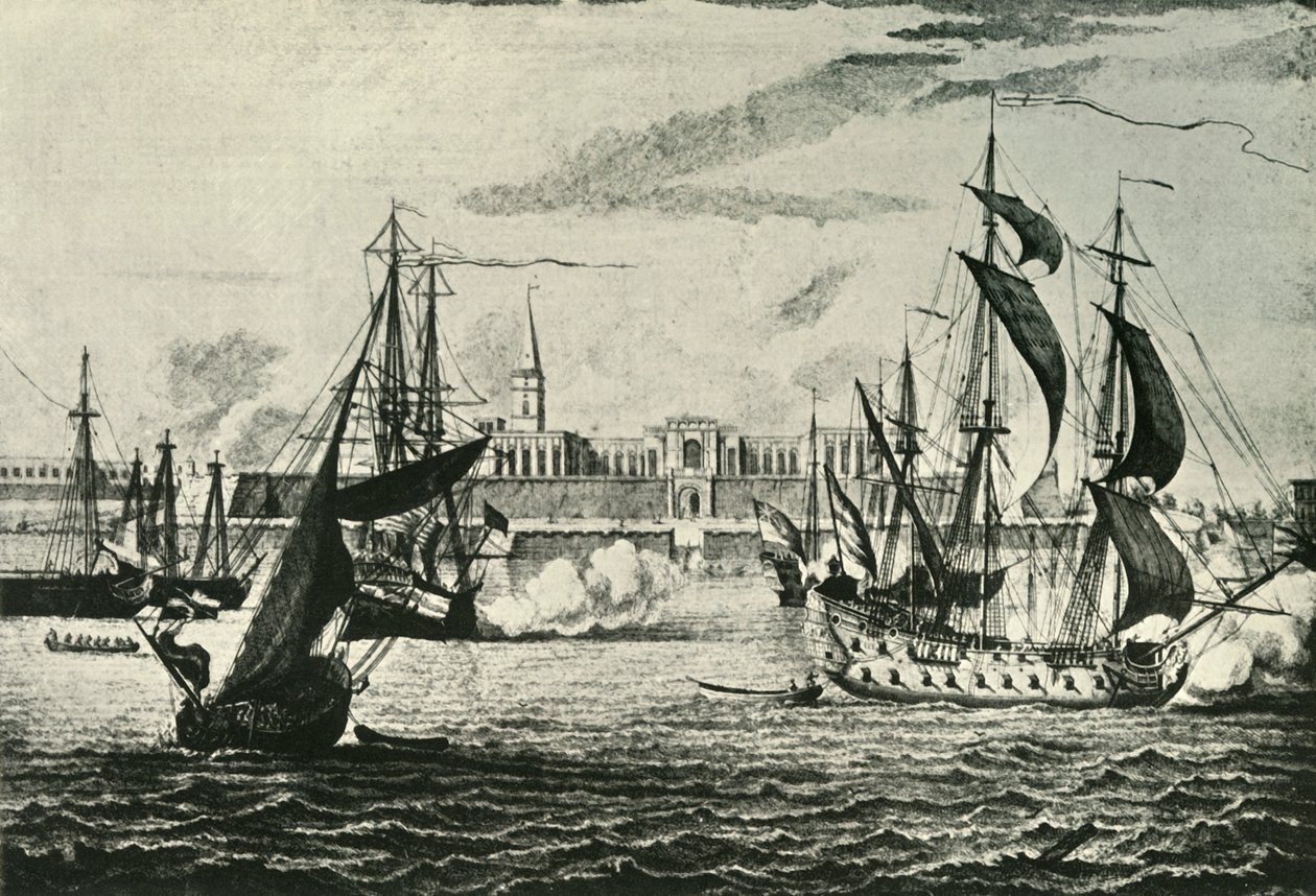 Old Fort William, fra elven 1736, 1925. av Unbekannt