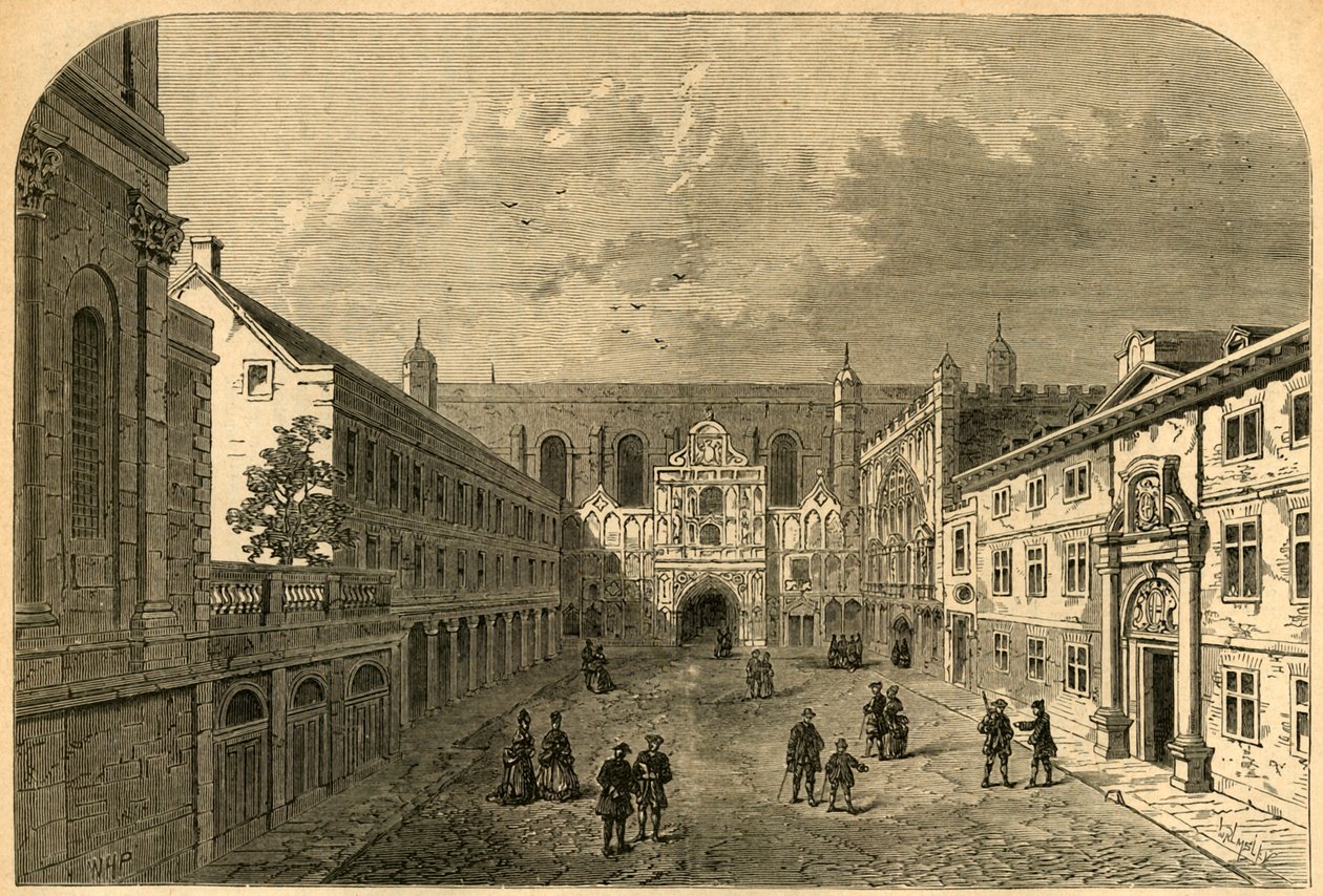 Old Front of Guildhall, c1725, 1897. av Unbekannt