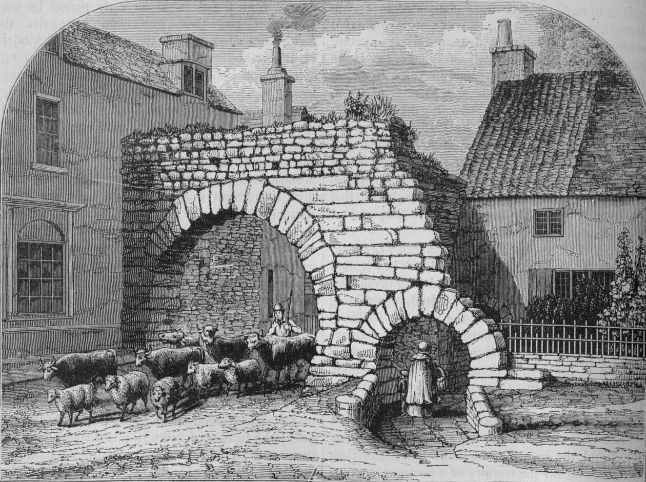 Old Gate ved Lincoln, c1880 av Unbekannt