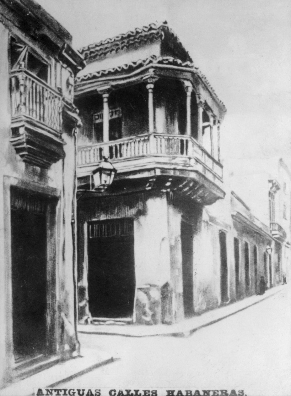 Old Havana Streets, 1700-tallet, 1920-tallet av Unbekannt