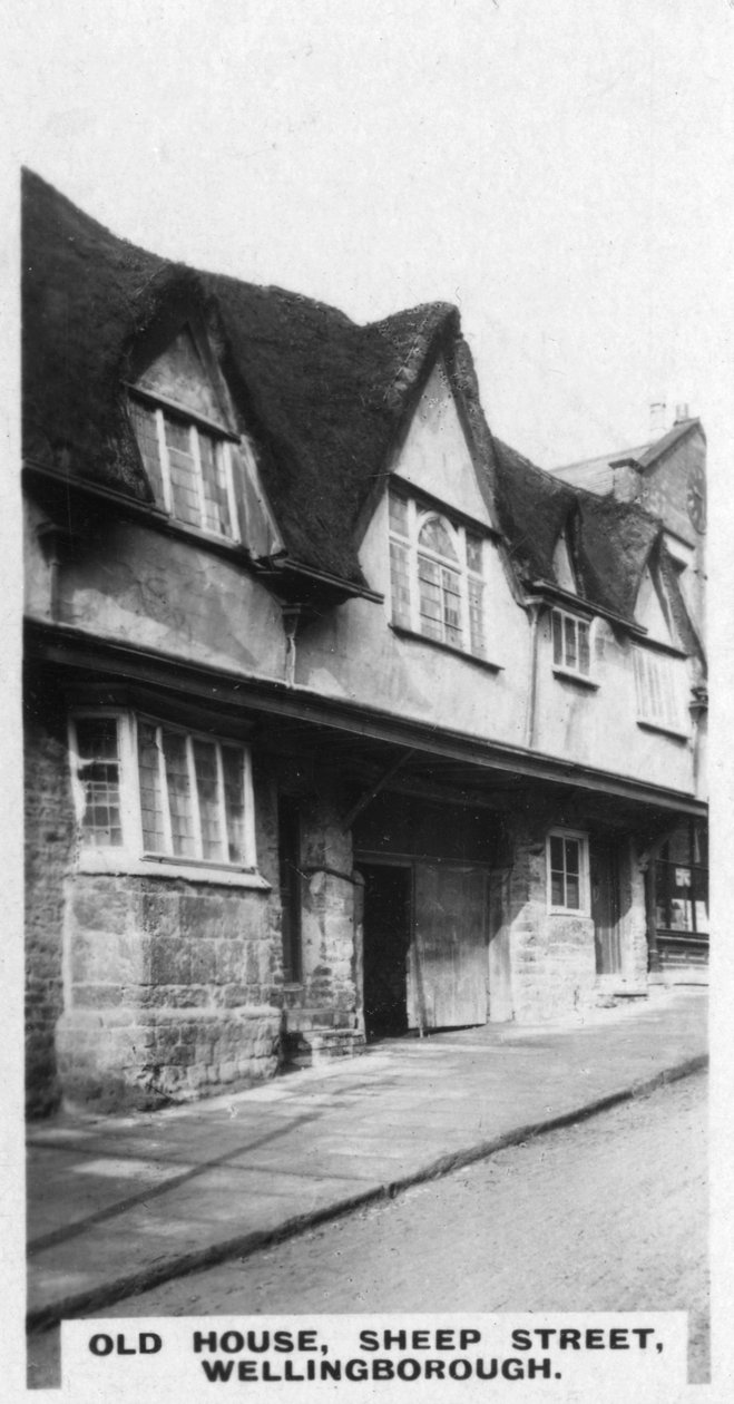 Old House, Sheep Street, Wellingborough, Northamptonshire, ca 1920-tallet av Unbekannt