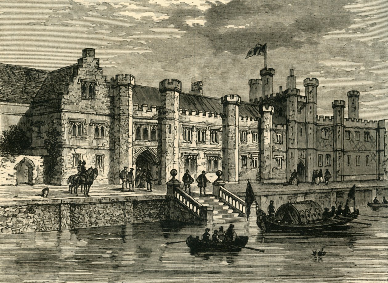 Old Palace of Greenwich, i 1630, c1878. av Unbekannt