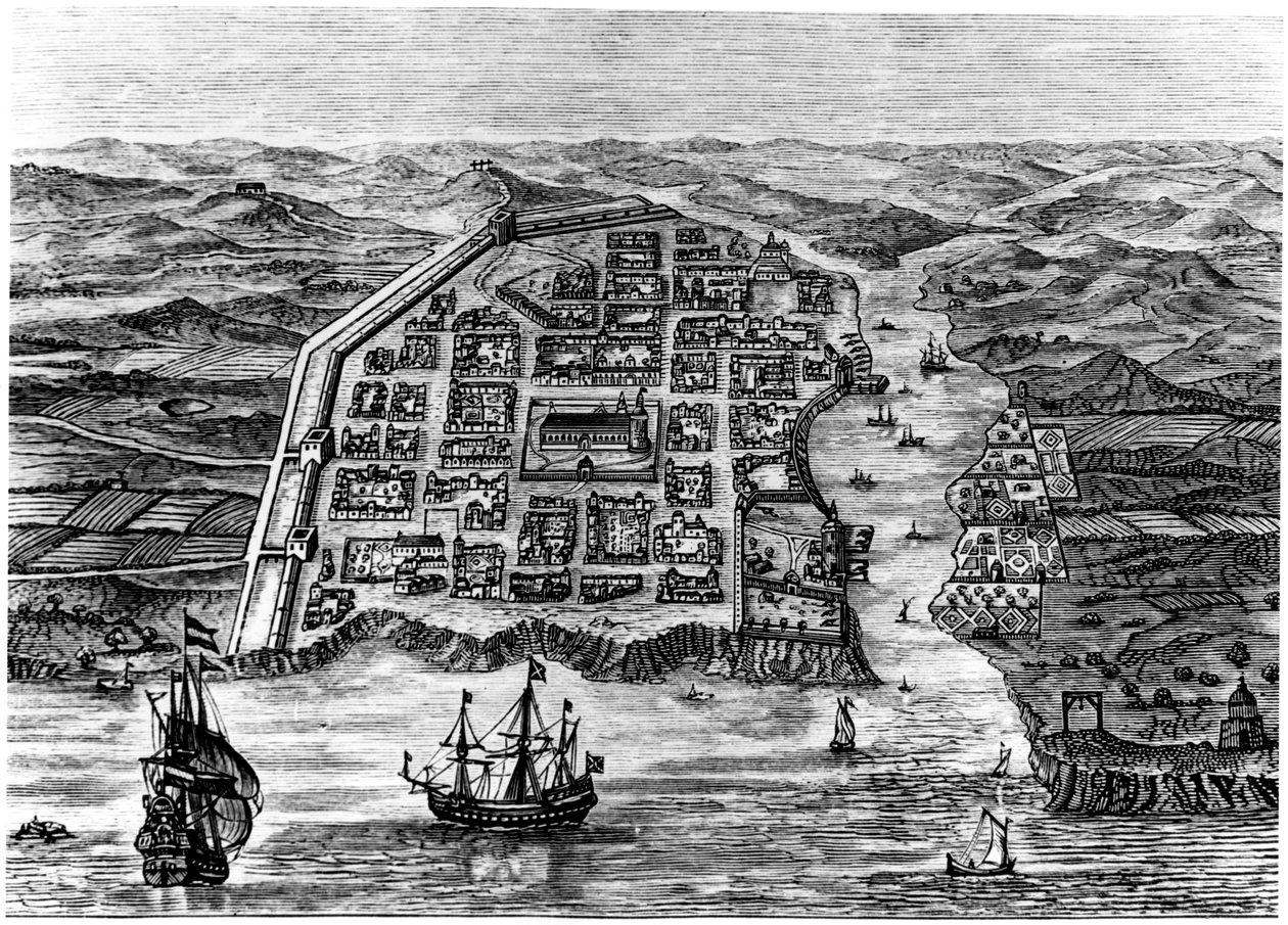 Gamle Santo Domingo by, 1873 av Unbekannt