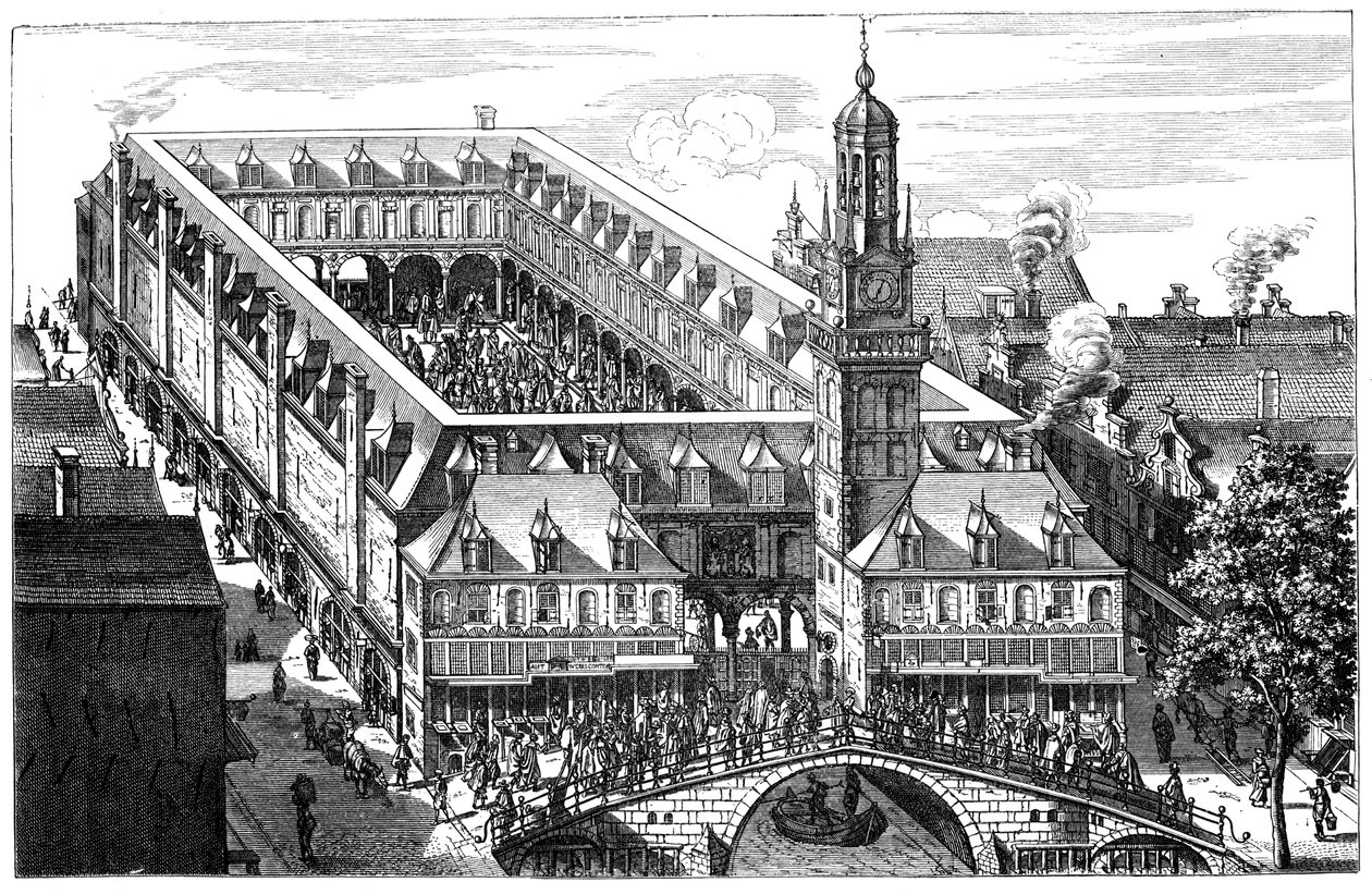 Old Stock Exchange, Amsterdam, Nederland av Unbekannt