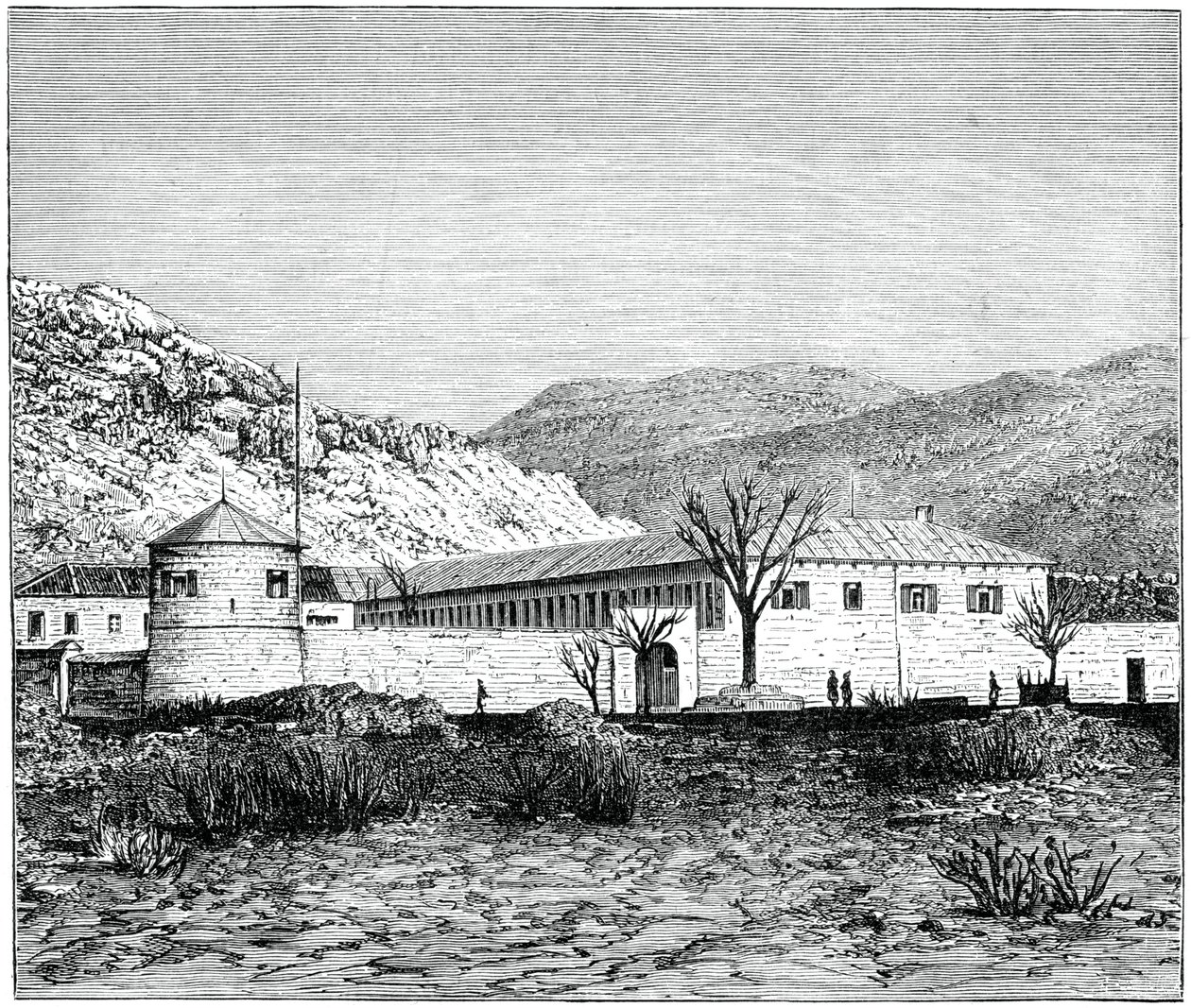 Gammelt palass, Cettigne, Montenegro, 1900 av Unbekannt