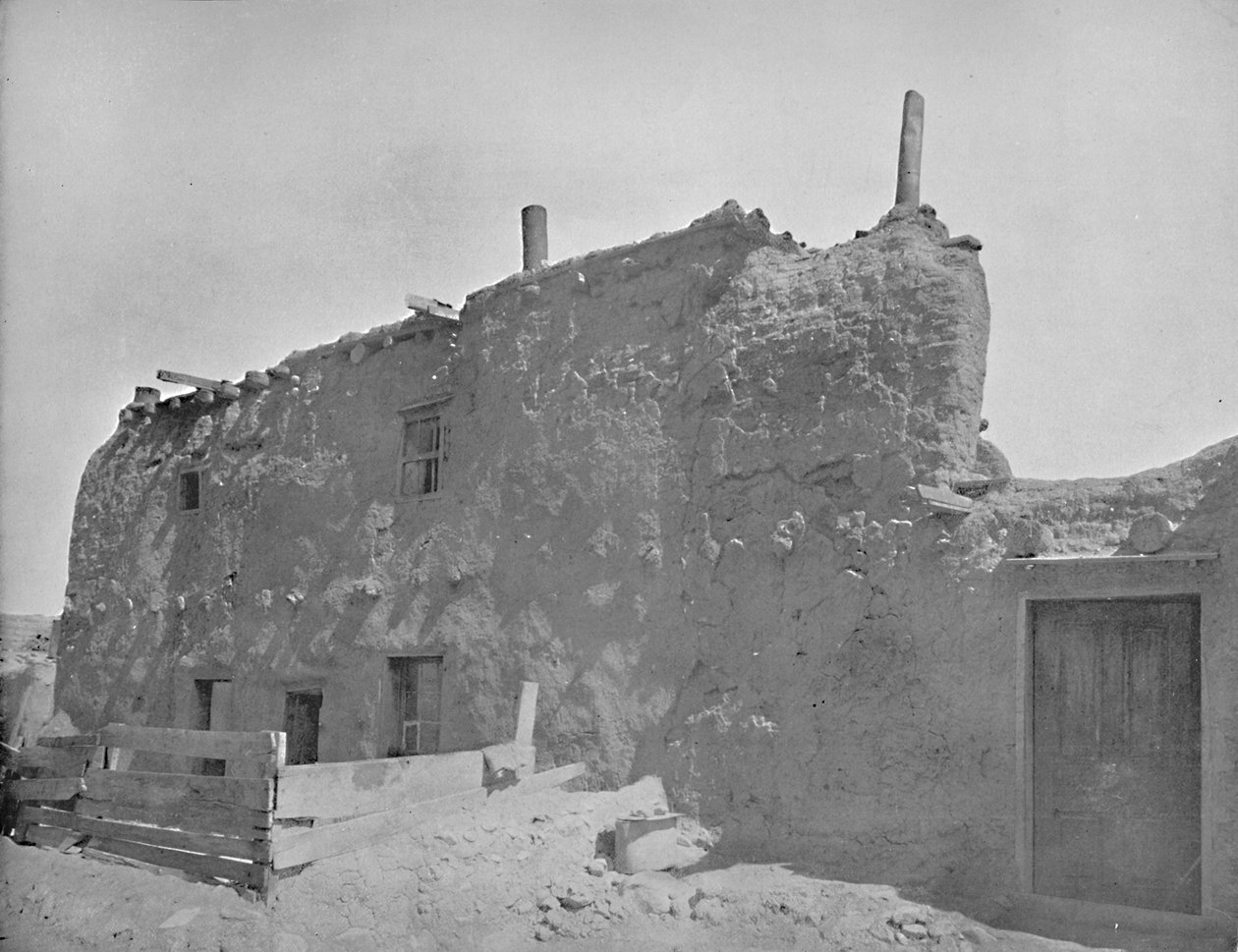 Eldste hus i USA, Santa Fe, New Mexico, c1897. av Unbekannt