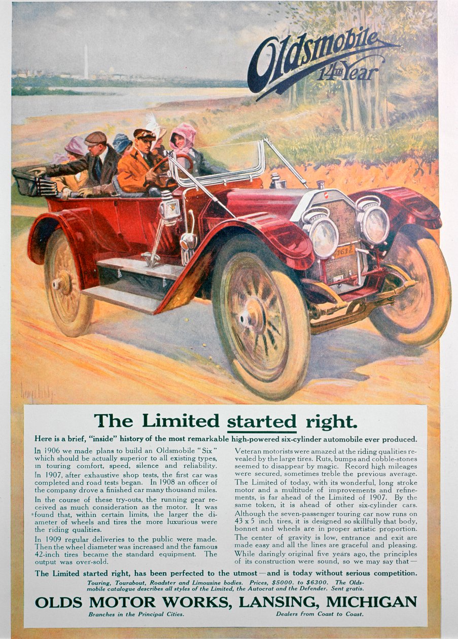 Oldsmobile bilannonse, 1911 av Unbekannt