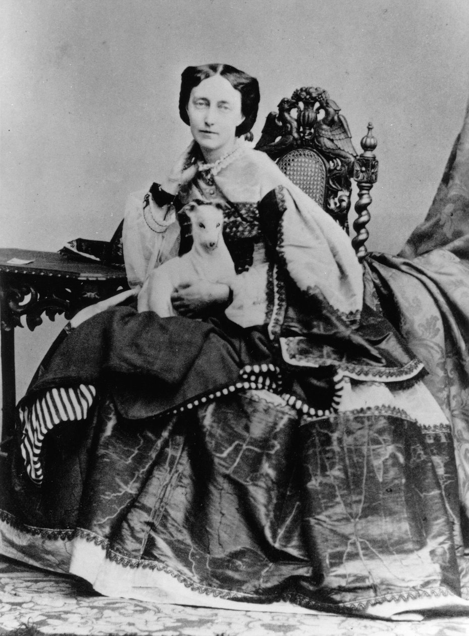 Olga Nikolaevna, dronning av Württemberg, c1860-c1867 av Unbekannt