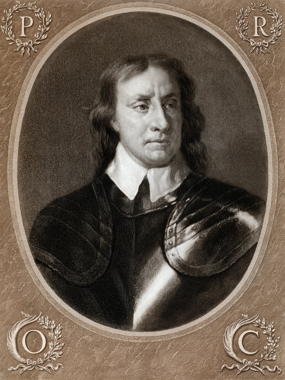 Oliver Cromwell, 1599-1658, engelsk militærleder og politiker, 1657, 1899 av Unbekannt