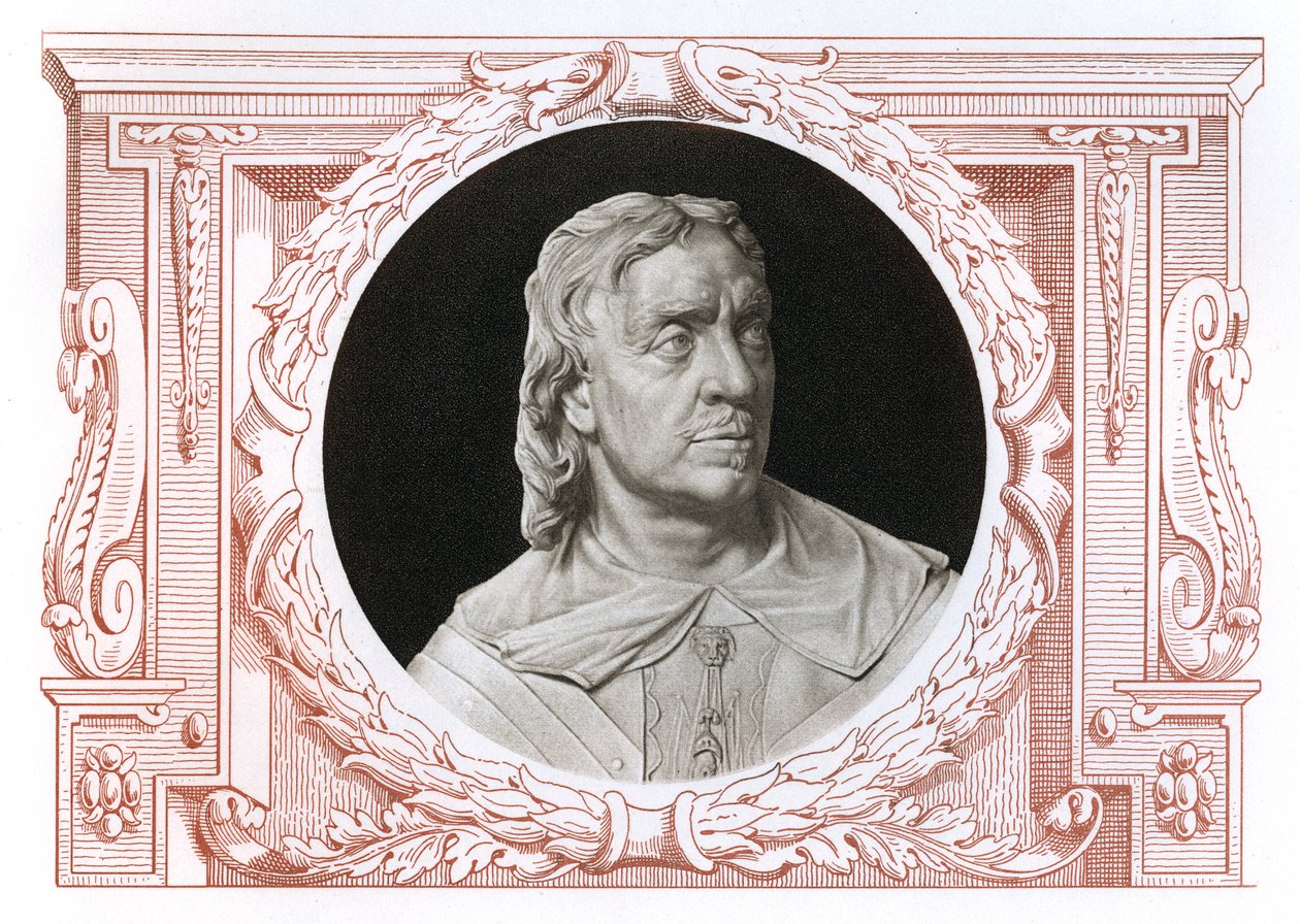 Oliver Cromwell, 1599-1658, engelsk militærleder og politiker, 1899 av Unbekannt