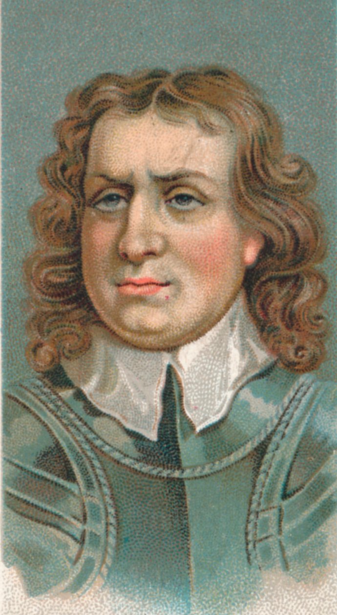 Oliver Cromwell , 1599-1658 engelsk militærleder og politiker, 1924 av Unbekannt