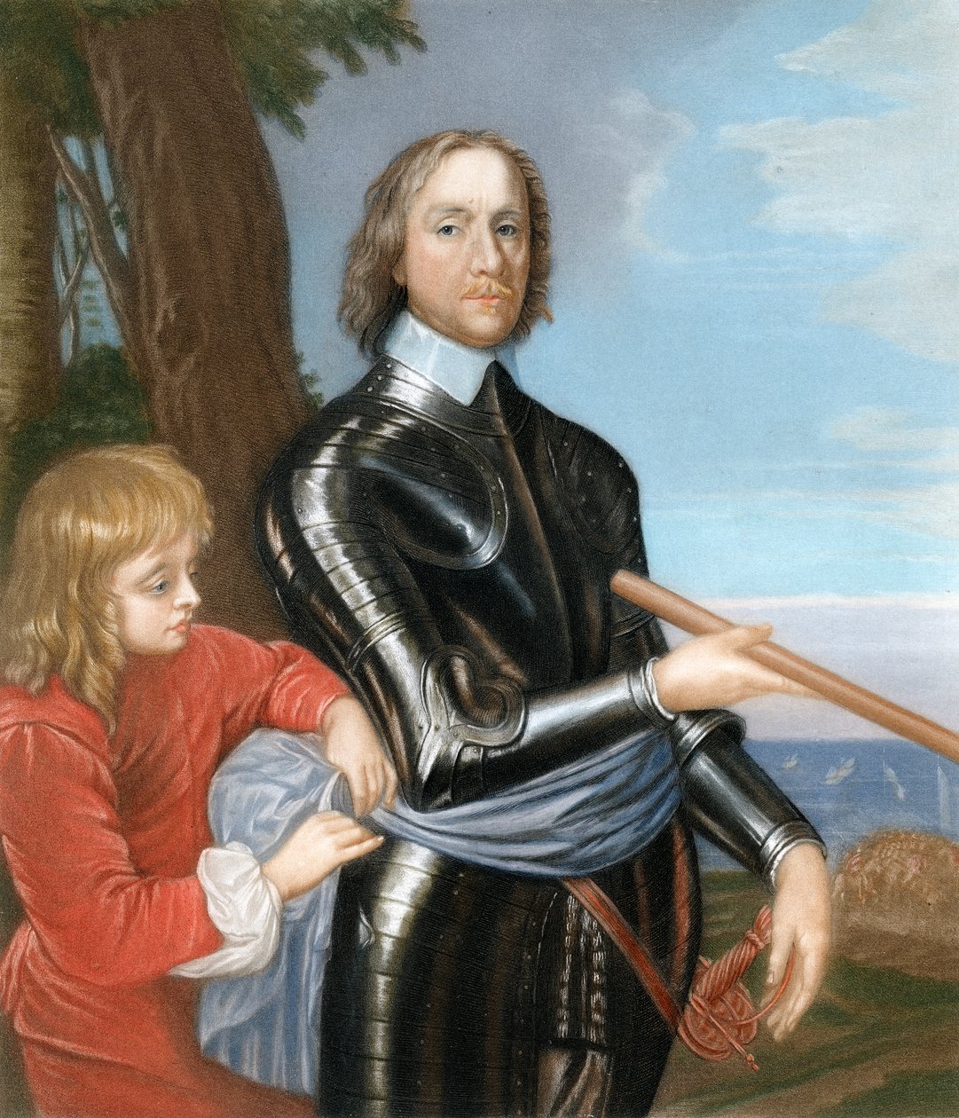 Oliver Cromwell, engelsk militærleder og politiker, 1649, 1899 av Unbekannt