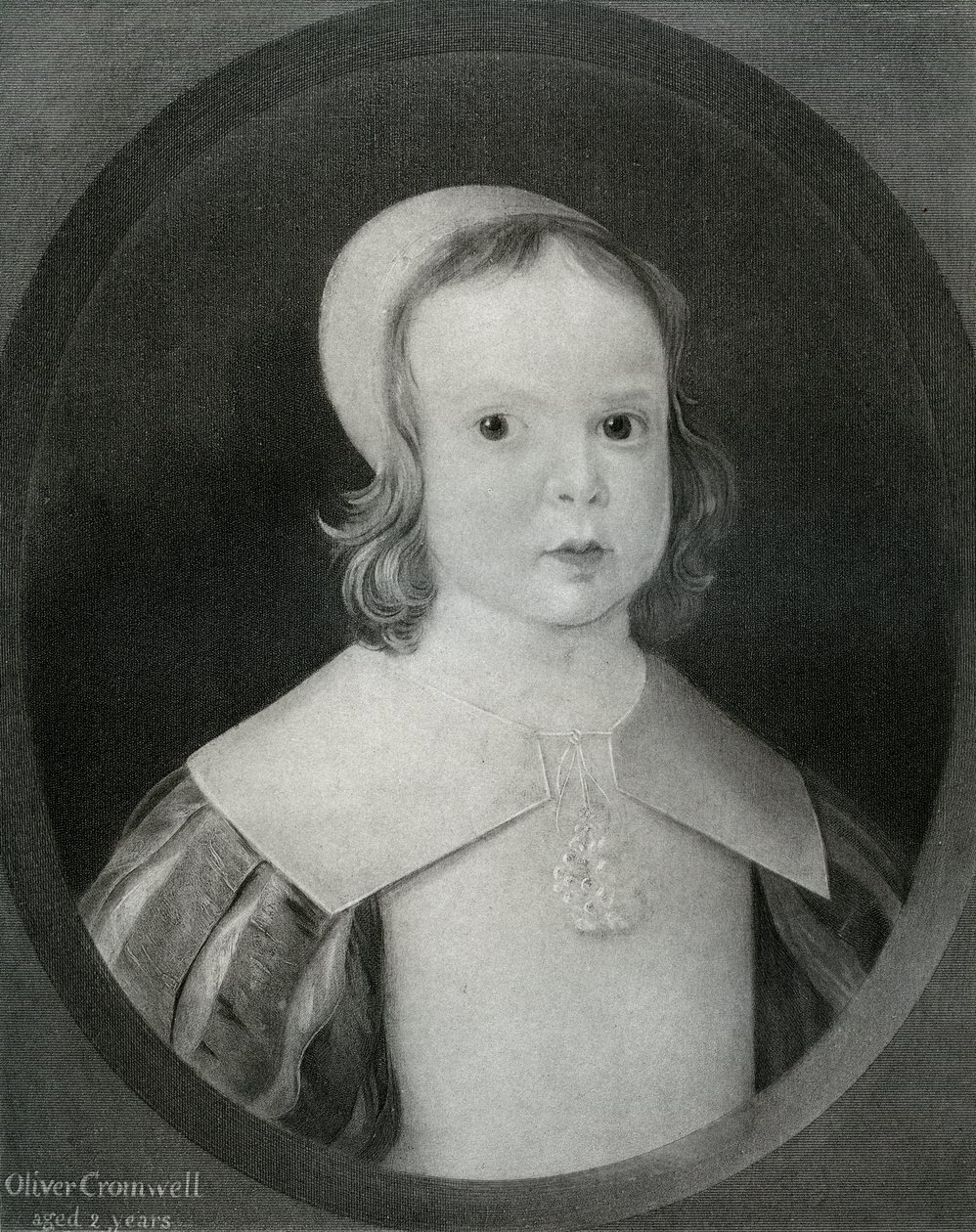 Oliver Cromwell to år gammel, 1601, 1899 av Unbekannt