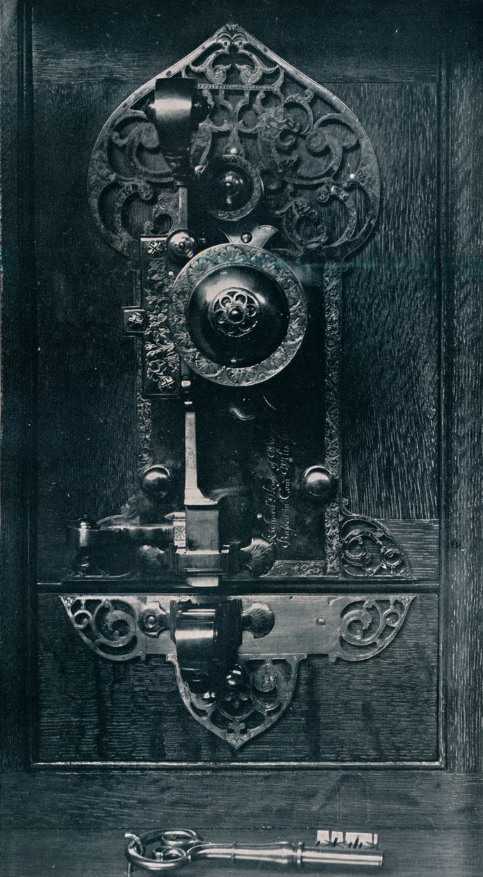 Oliver Cromwells Portable Steel Lock, c1600-tallet, 1904 av Unbekannt