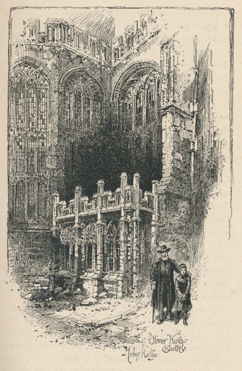 Oliver Kings Chantry, 1895 av Unbekannt