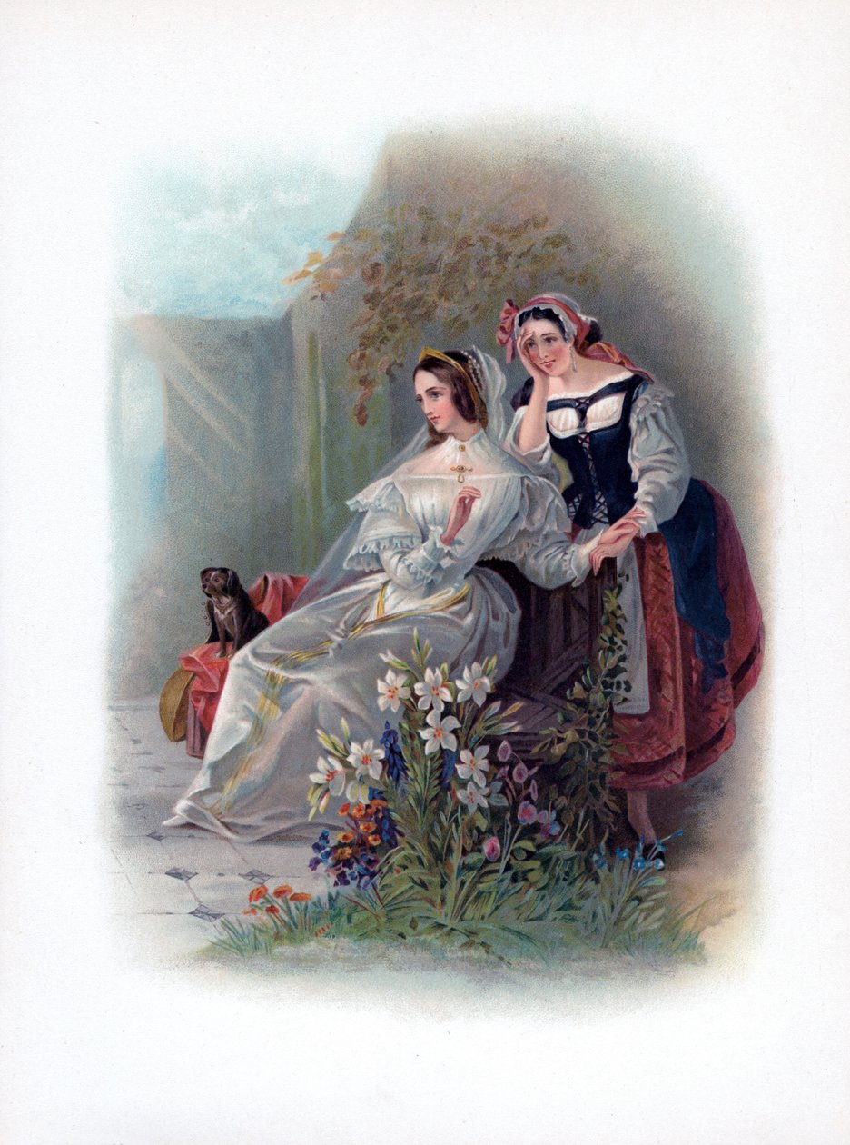 Olivia og Maria, 1891 av Unbekannt