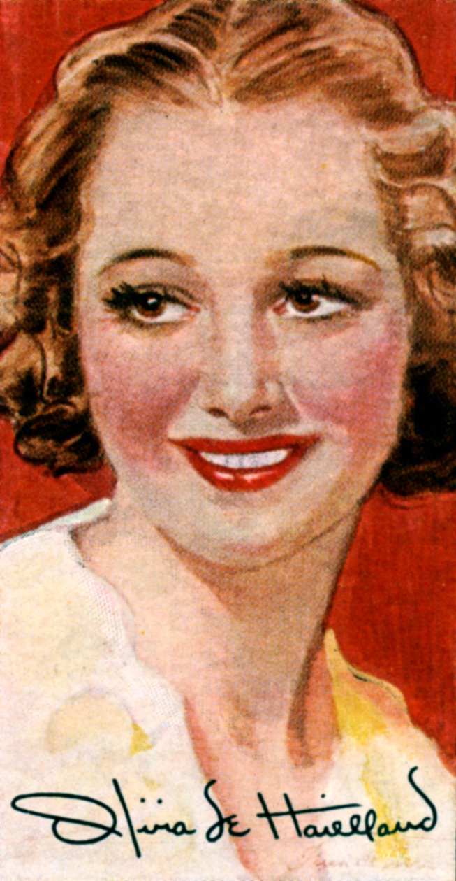 Olivia de Havilland, 1916-, japanskfødt amerikansk filmskuespillerinne, 1900-tallet av Unbekannt