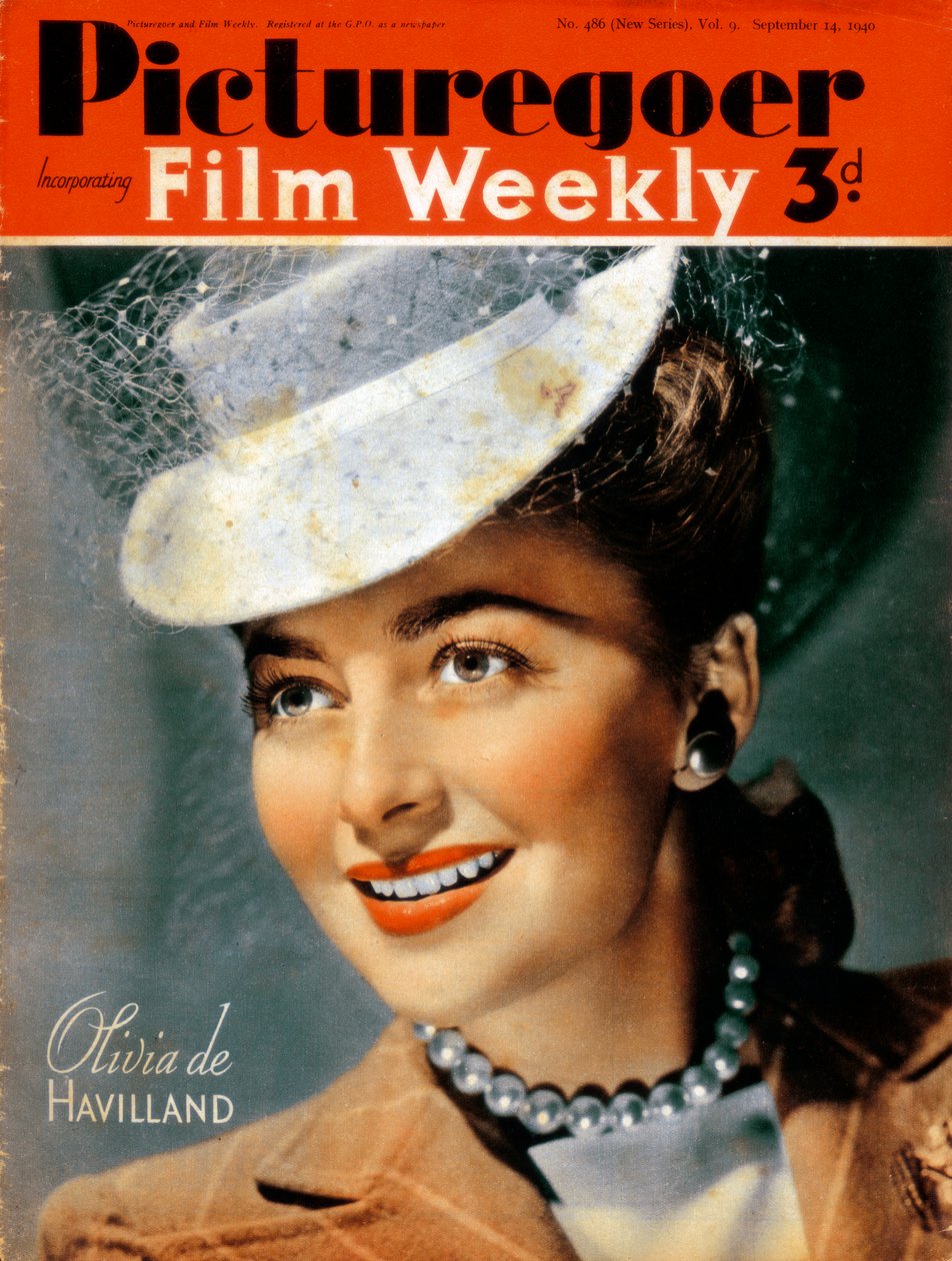 Olivia de Havilland f1916, amerikansk skuespillerinne, 1940 av Unbekannt