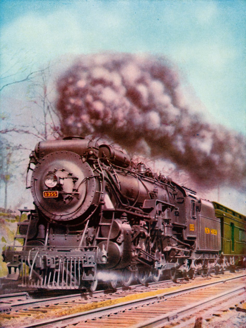 På New York, New Haven og Hartford Railroad, 1935-36. av Unbekannt