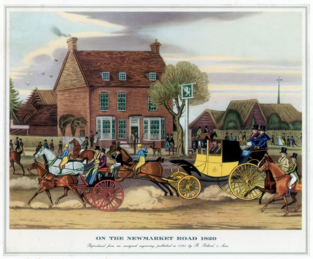 På Newmarket Road, 1820, 1825 av Unbekannt
