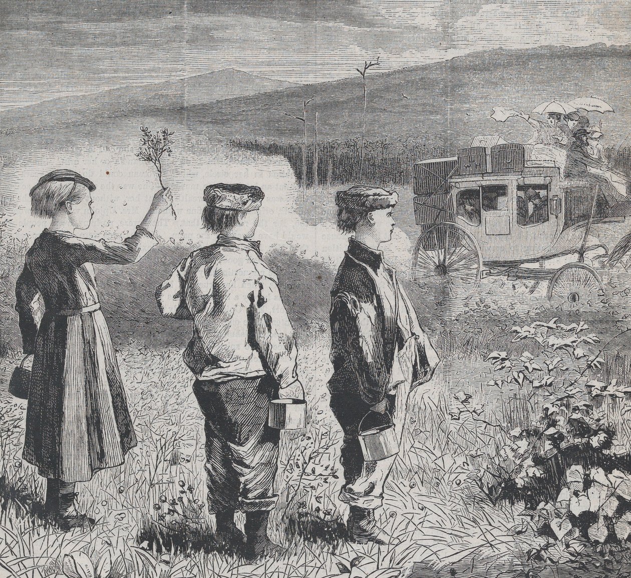 On the Road to Lake George Appletons Journal, Vol. I, 24. juli 1869. av Unbekannt