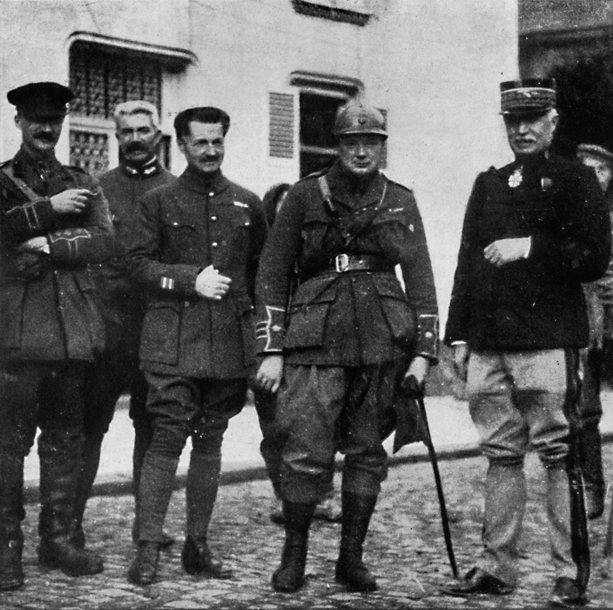 På fronten og etter erfaring kommanderte han 6. Royal Scots Fusiliers, c1916, 1945 av Unbekannt
