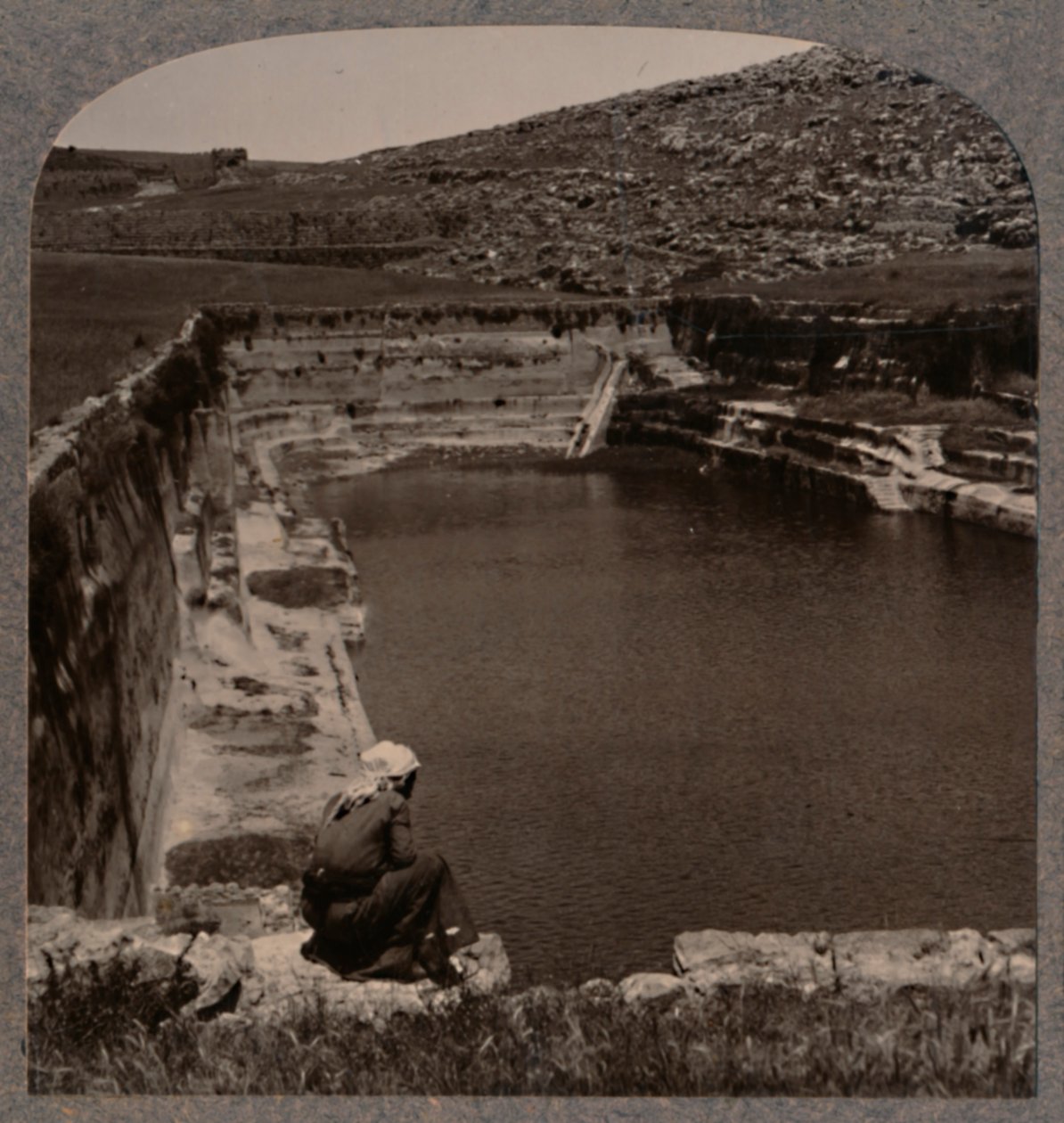 En av Salomos bassenger, ca 1900 av Unbekannt