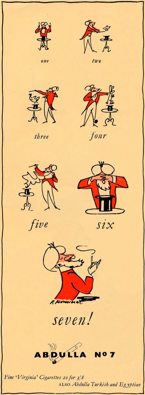 En, to, tre, fire, fem, seks, syv - Abdulla No7, 1947 av Unbekannt