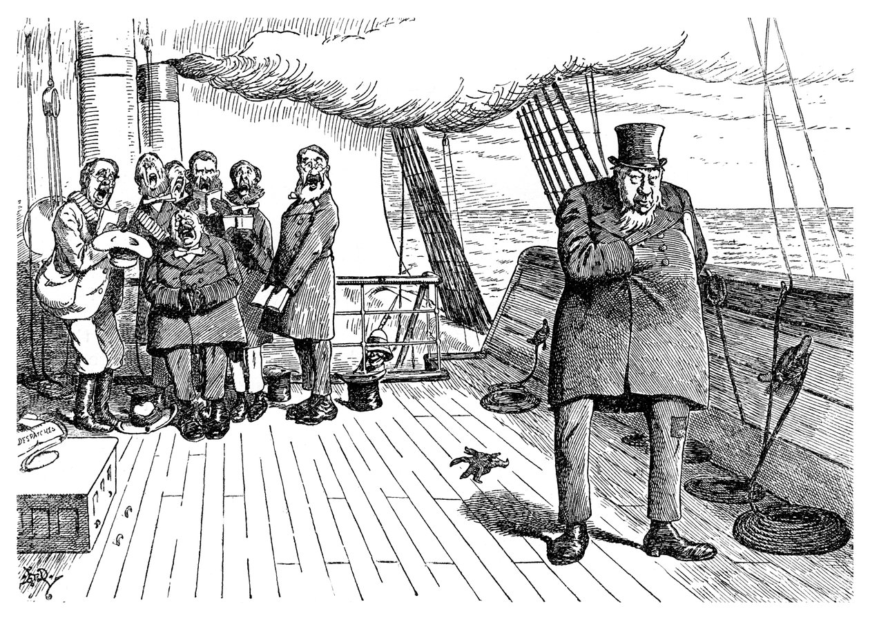 Oom-poleon Boer-naparte om bord på Highbury Castle, 1901 av Unbekannt
