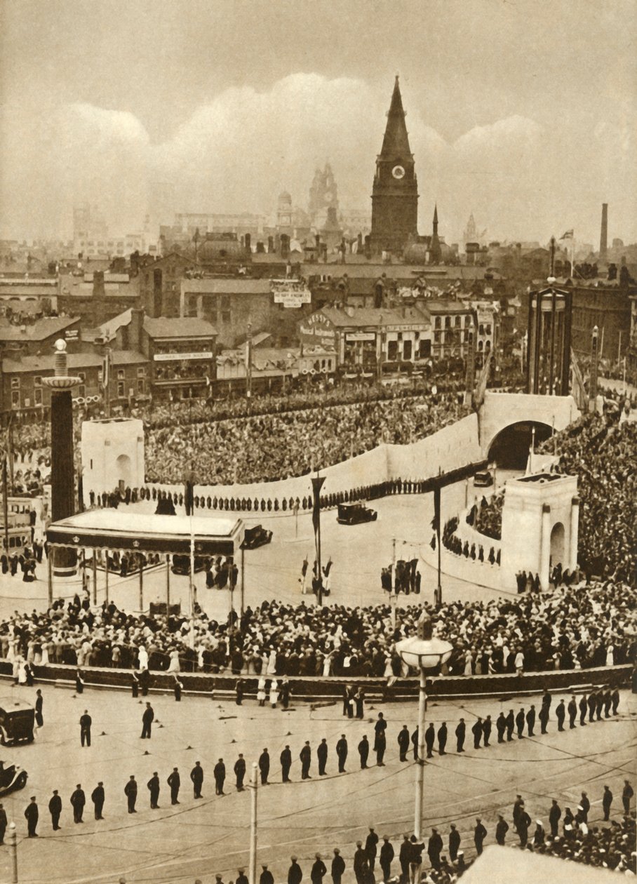 Åpning av Mersey Tunnel, Liverpool, 18. juli 1934, 1935. av Unbekannt