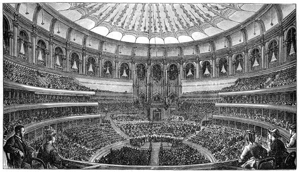 Åpning av Royal Albert Hall, London, 29. mars 1871, 1900 av Unbekannt