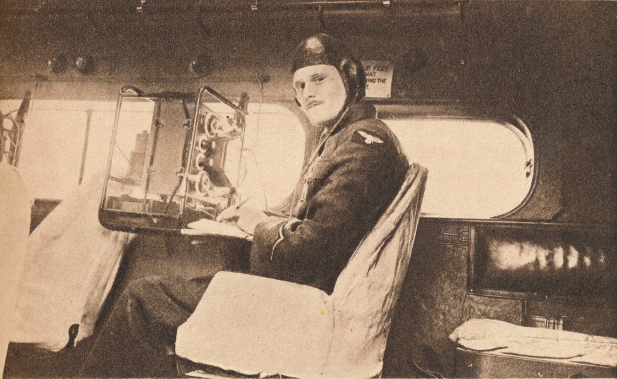Drift av en bærbar trådløs utestasjon, 1940 av Unbekannt