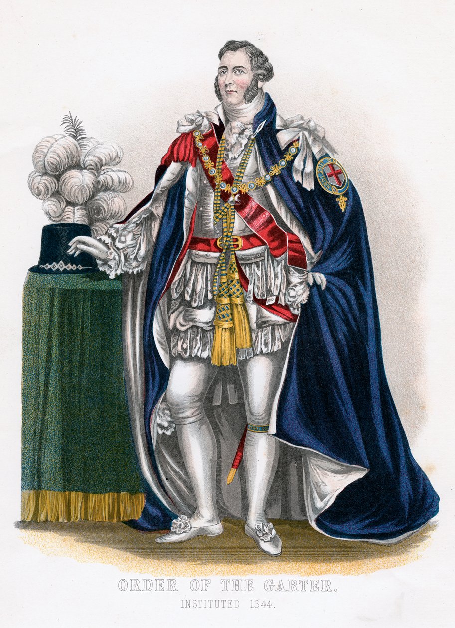 Strømpebåndets orden, 1800-tallet av Unbekannt