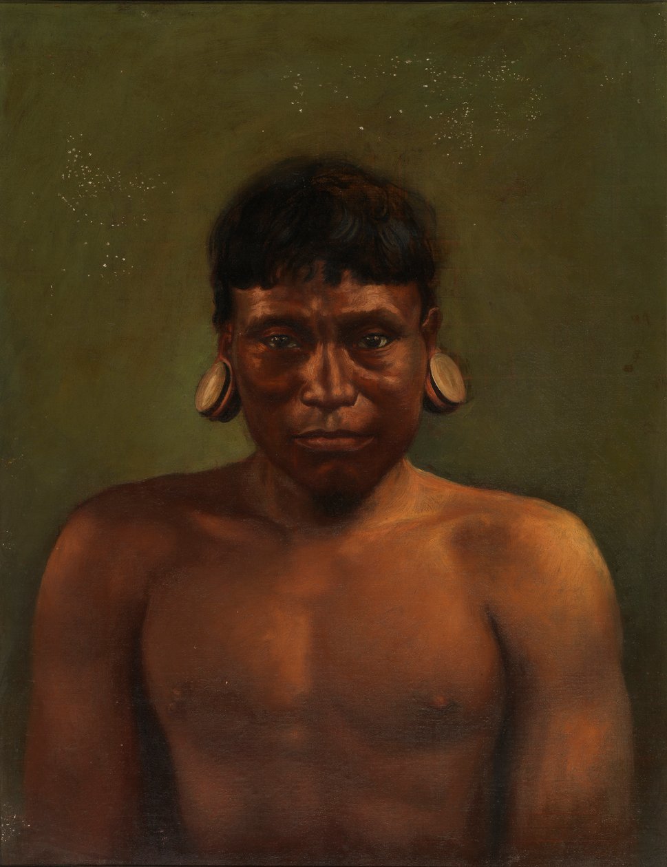 Orejon Indian, ca. 1890-1892. av Unbekannt
