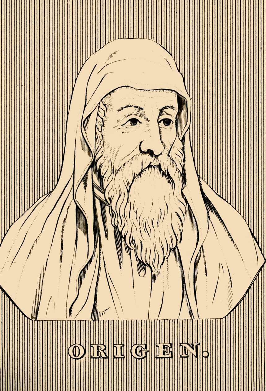 Origen, c184-c253, 1830. av Unbekannt