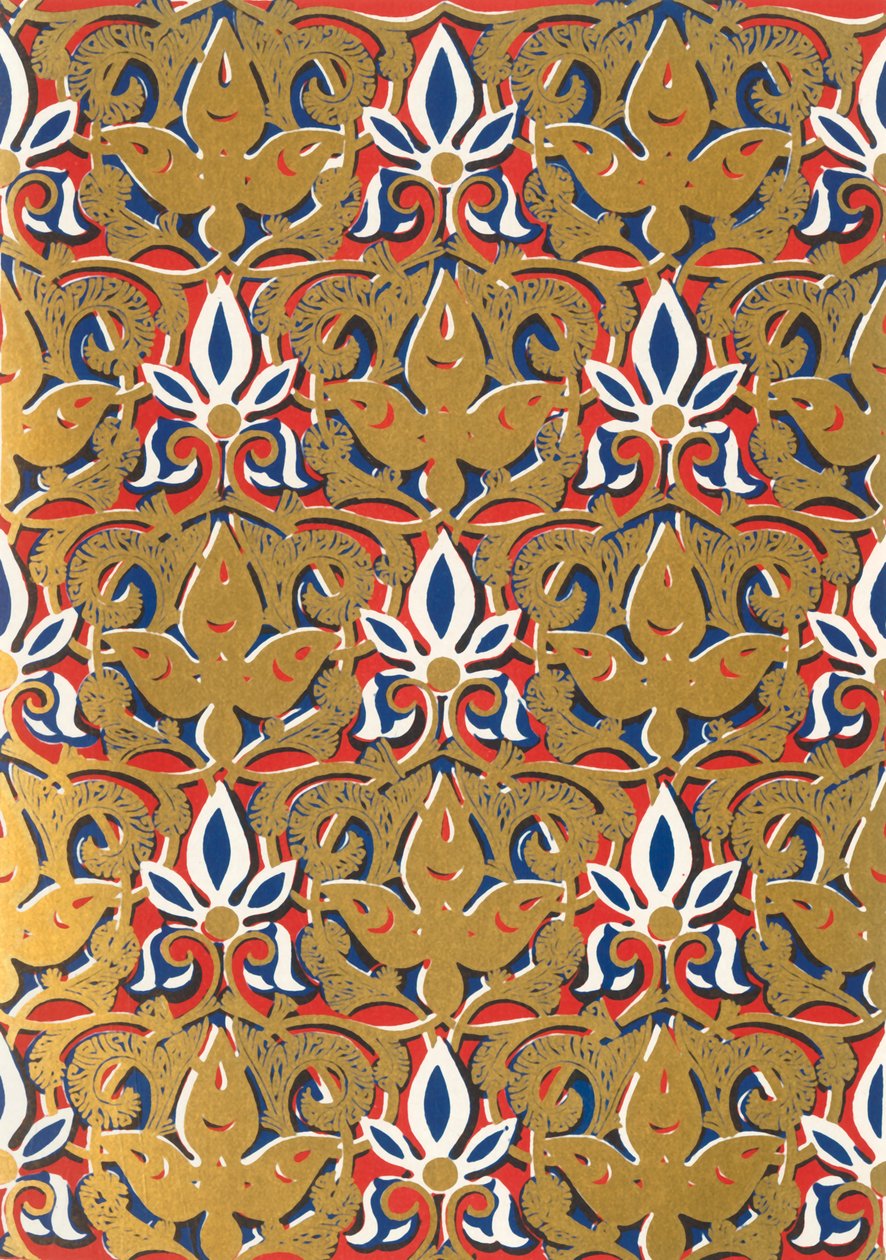 Ornament på siden av vinduer, øvre etasje, Hall of the Two Sisters, 1907. av Unbekannt