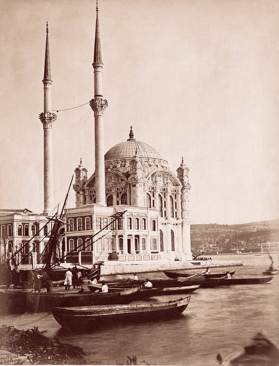 Ortakoy -moskeen av Unbekannt