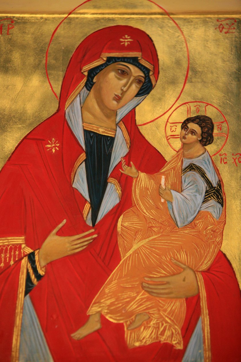 Ortodoks ikon: Maria og Jesus Paris Frankrike av Unbekannt