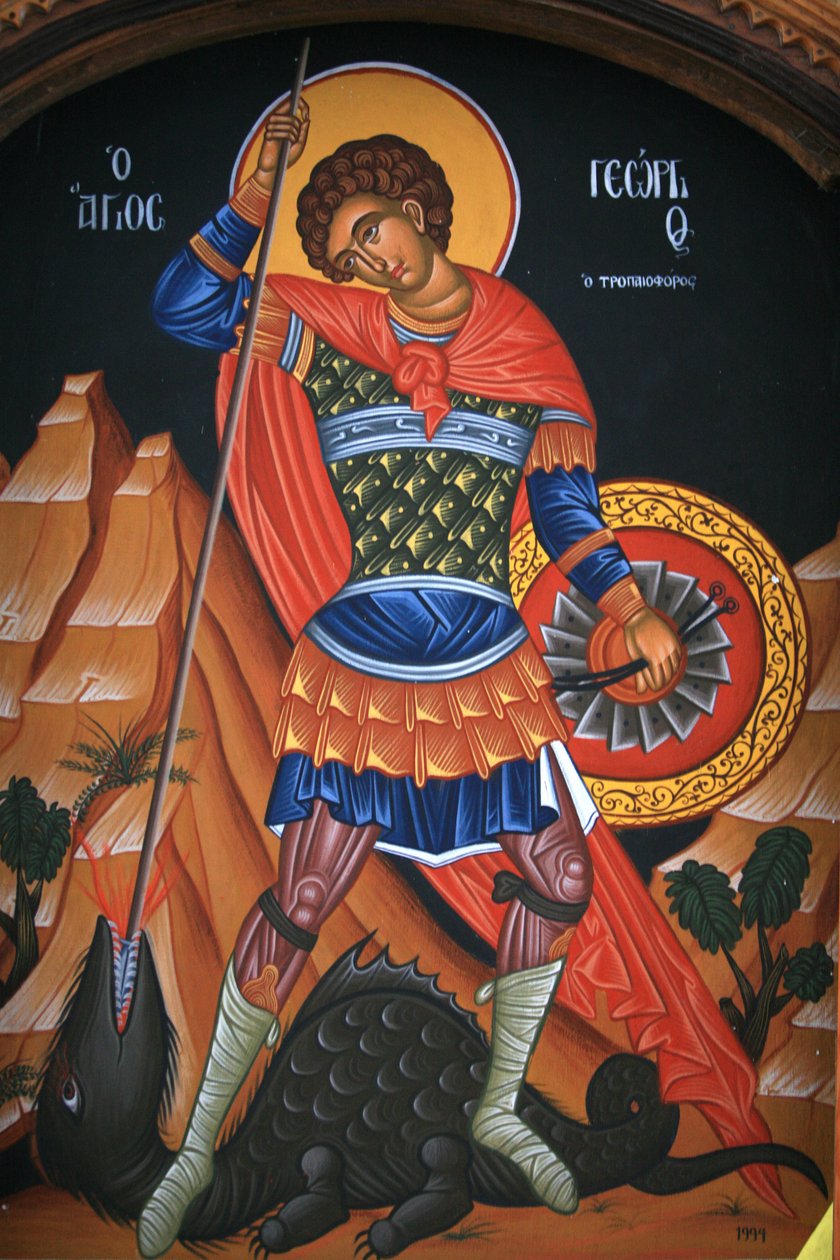 Ortodoks ikon: Saint George Grece av Unbekannt