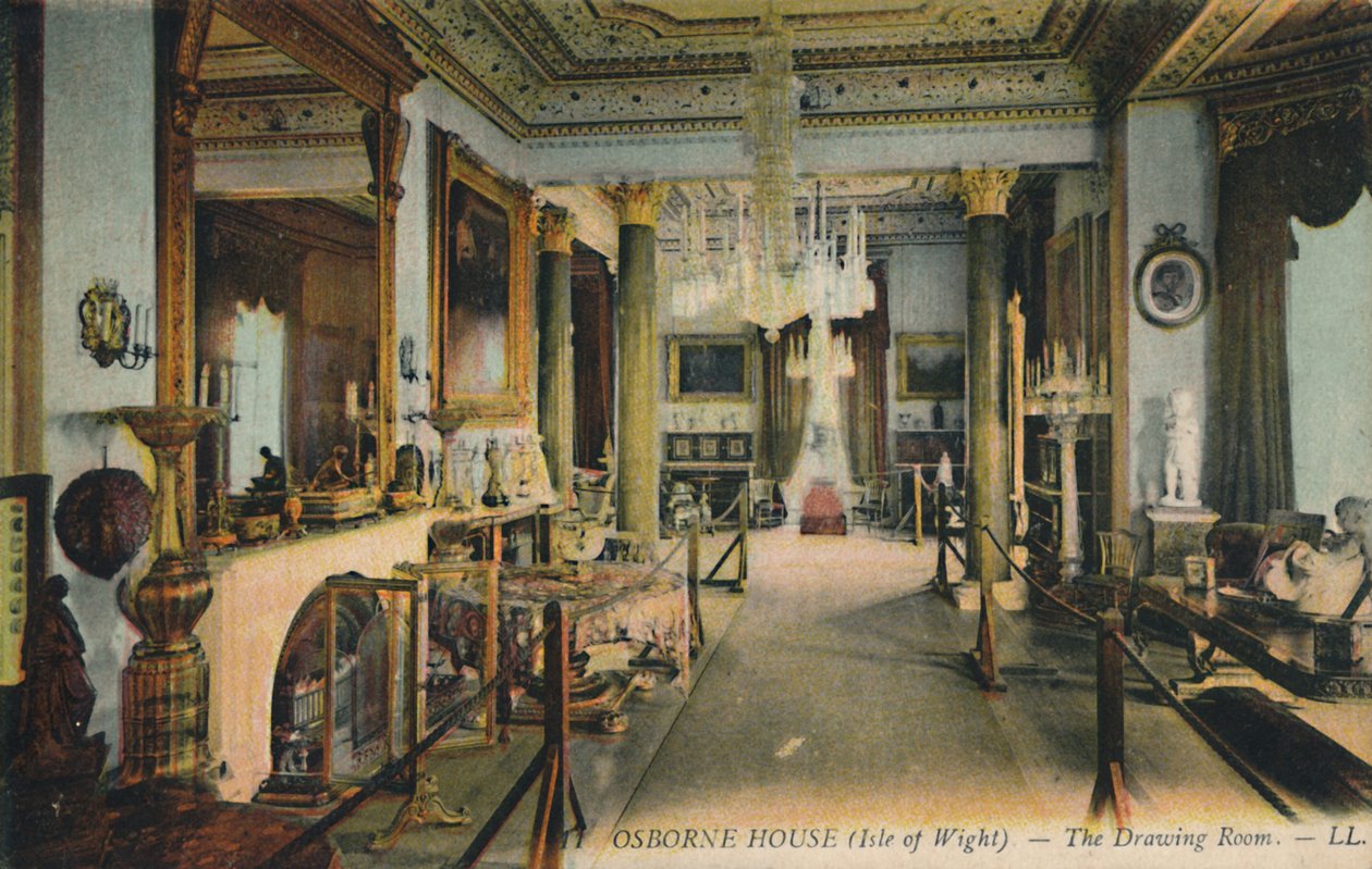 Osborne House Isle of Wight - The Drawing Room. av Unbekannt