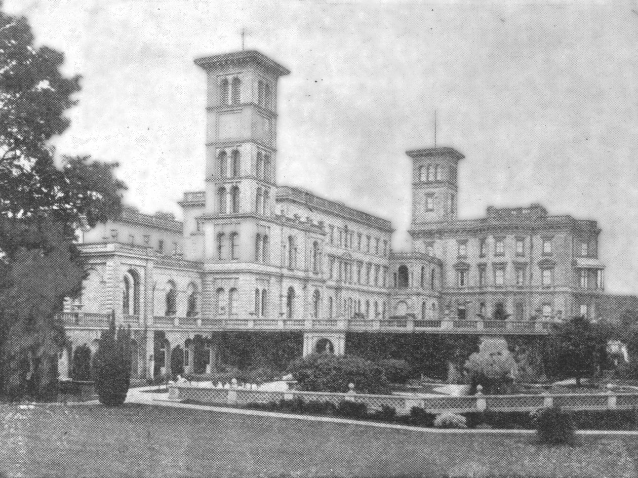 Osborne House på Victorias tid, 1901. av Unbekannt