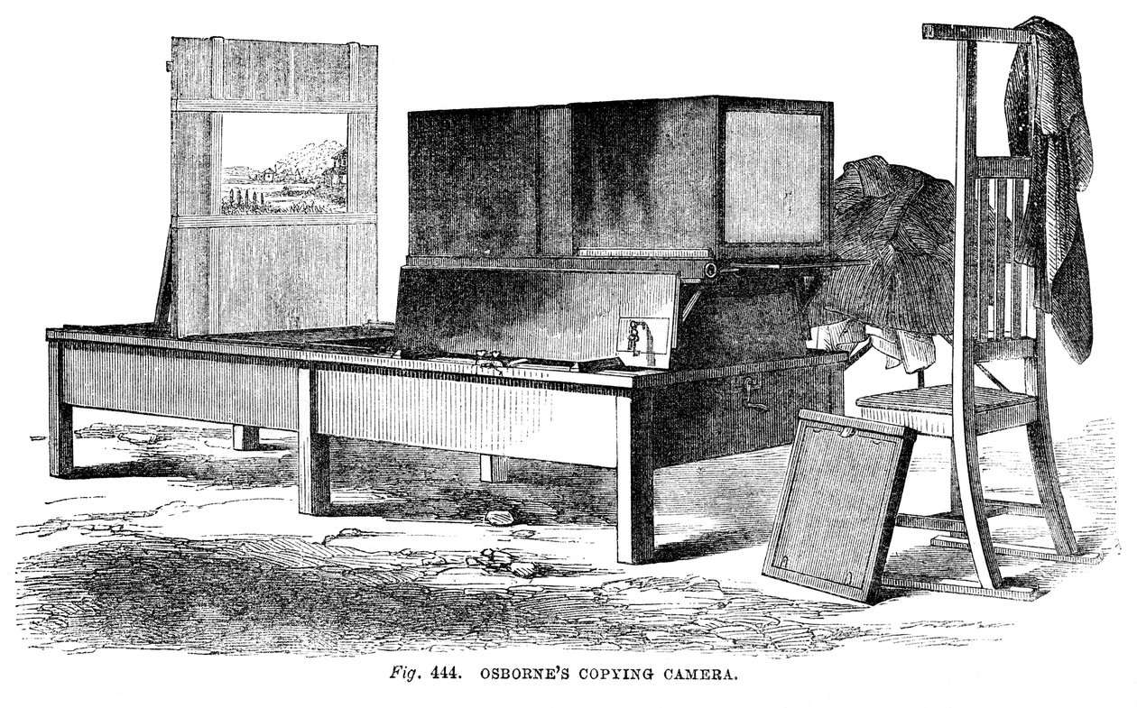 Osbornes kopieringskamera, 1866 av Unbekannt