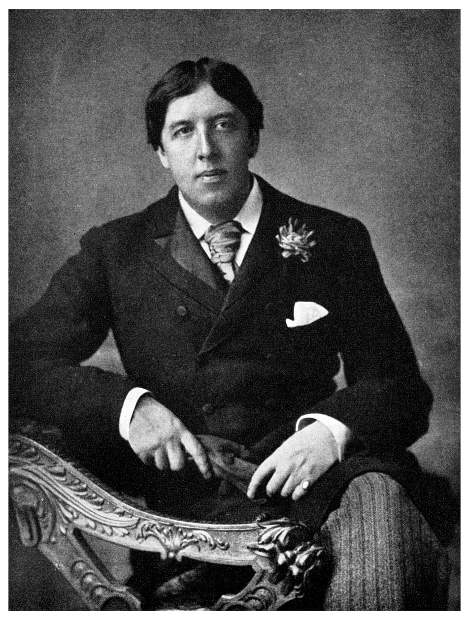 Oscar Wilde, irskfødt dramatiker og vidd, c1891 1956 av Unbekannt